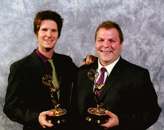 David & Jason win 3rd David Chicken Emmy Award for 'Recycle Bin' song